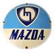 Vintage Mazda Porcelain Sign Automobiles Mechanic Repair Shop Gas Pump Sign