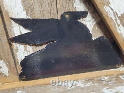 Vintage Mobil Porcelain Sign Lubricant Motor Oil Gasoline Pegasus Gas Pump Plate