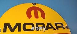 Vintage Mopar Sign Parts & Accessories Racing Auto Gas Porcelain Sign