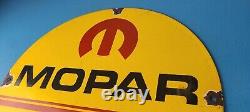 Vintage Mopar Sign Parts & Accessories Racing Auto Gas Porcelain Sign