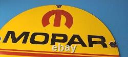 Vintage Mopar Sign Parts & Accessories Racing Auto Gas Porcelain Sign