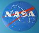 Vintage Nasa Meatball Sign Space Shuttle Mission Control Porcelain Gas Sign