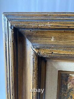 Vintage Oil Painting Signed Framed Spring Lake Original Certificate