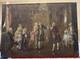 Vintage Oil Painting By O. Erdmann Rococo Aristocratic Salon Scene Signed 1920s