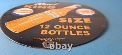 Vintage Orange Crush Sign Soda Drink King Size Porcelain Gas Oil Pump Sign