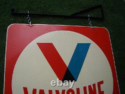 Vintage Original 30 Double Sided Valvoline Motor Oil Donasco Cov, KY Sign