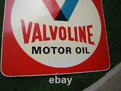 Vintage Original 30 Double Sided Valvoline Motor Oil Donasco Cov, KY Sign