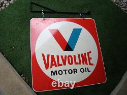 Vintage Original 30 Double Sided Valvoline Motor Oil Donasco Cov, KY Sign