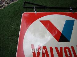 Vintage Original 30 Double Sided Valvoline Motor Oil Donasco Cov, KY Sign