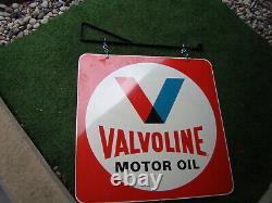 Vintage Original 30 Double Sided Valvoline Motor Oil Donasco Cov, KY Sign