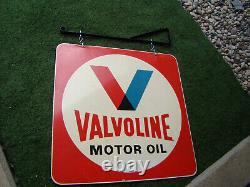 Vintage Original 30 Double Sided Valvoline Motor Oil Donasco Cov, KY Sign