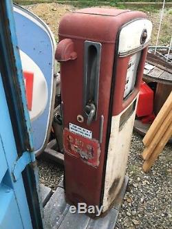 Vintage Original Gilbarco Gas Pump Garage Oil Car Truck Sign