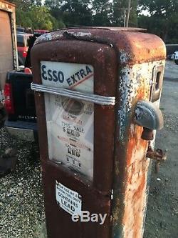 Vintage Original Gilbarco Gas Pump Garage Oil Car Truck Sign