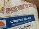 Vintage Original Large Double 2x Sided Metal Cit-go Co. Motor Gas Oil Pump Sign