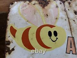 Vintage Original Large Double 2x Sided Metal Cit-Go Co. Motor gas Oil Pump Sign