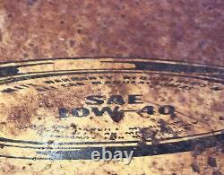 Vintage Original Large Double 2x Sided Metal Cit-Go Co. Motor gas Oil Pump Sign