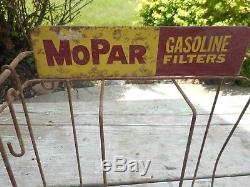 Vintage Original MOPAR Gas Oil Stations FILTERS ADVERTISING DISPLAY RACK SIGN