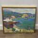 Vintage Original Oil Painting Impressionist Seascape Artist Signed Jan Brud