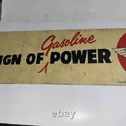 Vintage Outdoor Advertising Presentation Sample Flying A Service Gasoline Oil