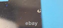 Vintage Pacific Bait Tackle Sign Porcelain Fishing Service Gas Pump Sign