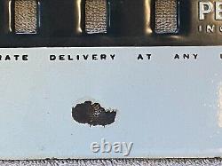 Vintage Pair of Wayne Porcelain Enamel Gas Pump Face Plates Super RARE