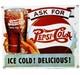 Vintage Pepsi Cola Porcelain Sign Gas Station Bottle Coke Coca Dew A & W Oil