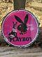 Vintage Playboy Sign Porcelain Sign Dated 1953