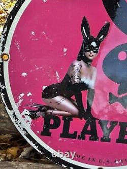 Vintage Playboy Sign Porcelain Sign DATED 1953
