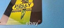Vintage Polly Motor Oil Sign Gasoline Pump Parrot Sign