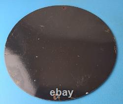 Vintage Polly Motor Oil Sign Porcelain Premium Gasoline Pump Plate Sign