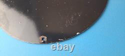 Vintage Polly Motor Oil Sign Porcelain Premium Gasoline Pump Plate Sign