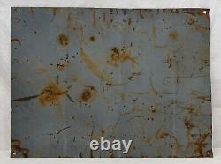 Vintage. Porcelain. Humble Oil & Ref. Co. Oil Well Lease Sign Rare