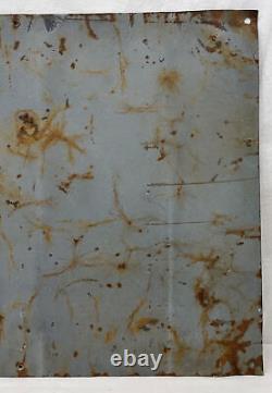 Vintage. Porcelain. Humble Oil & Ref. Co. Oil Well Lease Sign Rare