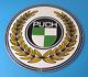 Vintage Puch Mopeds Sign Porcelain Gas Pump Service Bicycle Auto Bike Sign