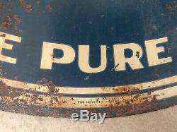 Vintage Pure Oil Co. Gasoline Flange Sign