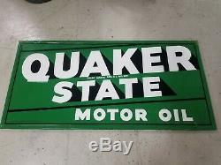 Vintage Quaker State Motor Oil Sign