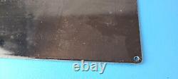 Vintage Red Indian Porcelain Large American Indian Service Station Gas Pump Sign