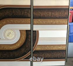 Vintage Retro 70's-80's MCM Signed Letterman Triptych 3 Panel Painting