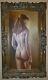 Vintage Roberto Lupetti Original Nude Oil Painting Signed On The Front And Back