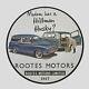 Vintage Rootes Motors 1917 Oil Porcelain Gas Pump Sign