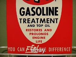 Vintage STP Oil & Wall Hang Station Island Display Rack Sign Gasoline Treatment