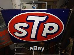 Vintage STP oil and gas treatment display stand