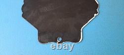 Vintage Shell Gasoline Sign Gas Oil Pump Porcelain Small Man Cave Wall Sign