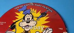 Vintage Sherwin Williams Paint Sign Porcelain Goofy Hardware Store Gas Sign