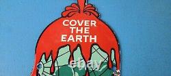 Vintage Sherwin Williams Sign SWP Paints Porcelain Gas Pump Sign