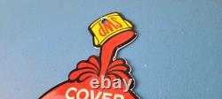 Vintage Sherwin Williams Sign SWP Paints Porcelain Gas Pump Sign