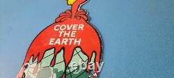 Vintage Sherwin Williams Sign SWP Paints Porcelain Gas Pump Sign