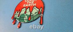 Vintage Sherwin Williams Sign SWP Paints Porcelain Gas Pump Sign