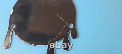Vintage Sherwin Williams Sign SWP Paints Porcelain Gas Pump Sign