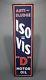 Vintage Sign, Iso=vis D Motor Oil, Anti-sludge, Porcelain, 60, Exc. Cond